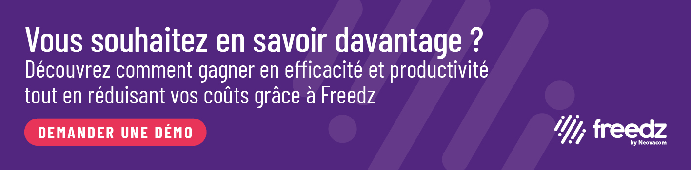 Visuel pour télécharger une demande de démo avec Freedz