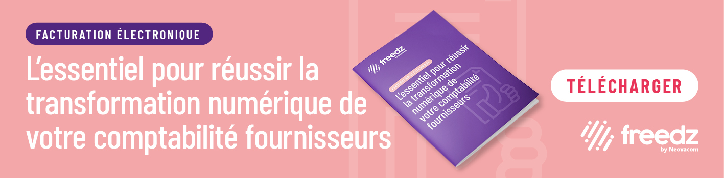 Illustration Freedz Banniere Livre-blanc "réussir la transformation numérique de la comptabilité fournisseurs"